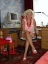 Iza u siebie w domu. Iza at home.
