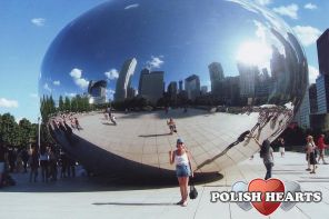 To ja z fasolką w Chicago.