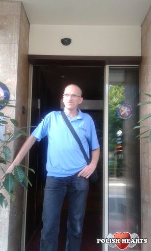  ja w Barcelonie przed hotelem 
